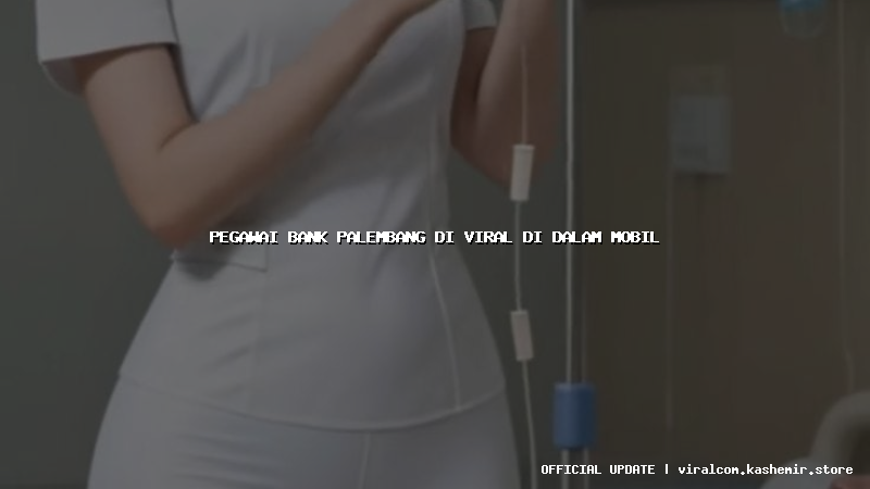 pegawai bank palembang di viral di dalam mobil