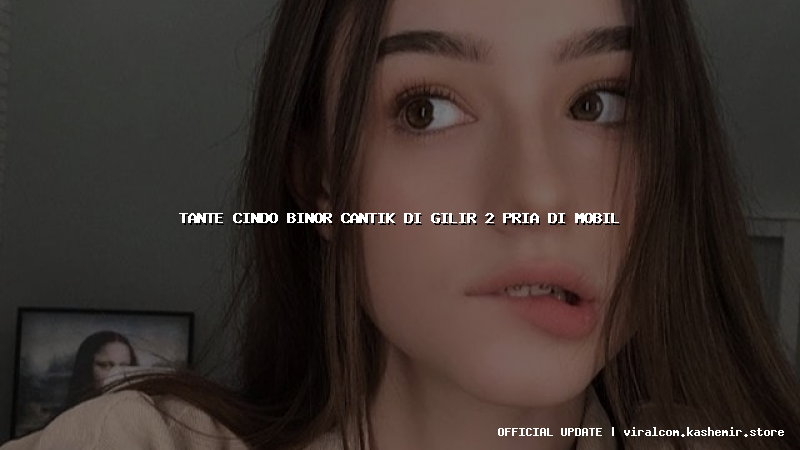 tante cindo binor cantik di gilir 2 pria di mobil