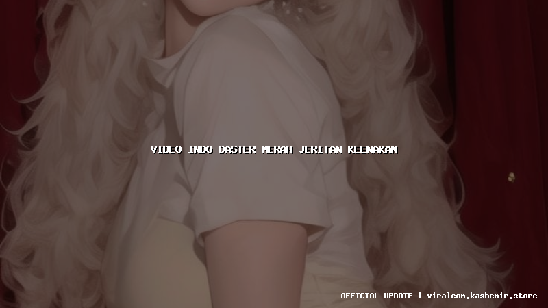 video indo daster merah jeritan keenakan