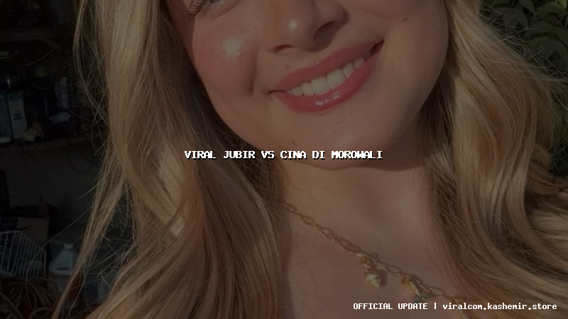 viral jubir vs cina di morowali
